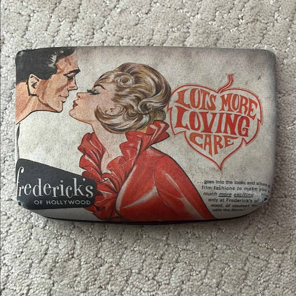 Fredericks of Hollywood 2000’s makeup bag by Gina Alexander